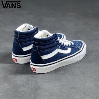 Sp2-230904 Wan33ce Sk8-hi Vault Og รองเท้าผ้าใบ ลําลอง น้ําหนักเบา เหมาะกับการวิ่ง เล่นกีฬา บาสเก็ตบอล สีน้ําเงินเข้ม