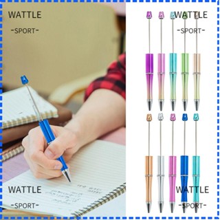 Wattle ปากกาลูกลื่น หมึกสีดํา พลาสติก DIY 5 ชิ้น