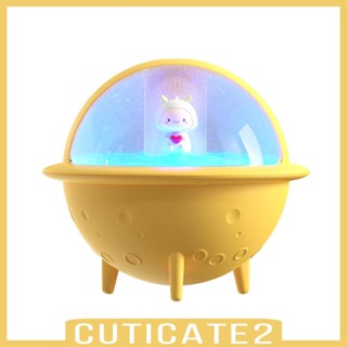 [Cuticate2] เครื่องทําความชื้น ลายนักบินอวกาศ สําหรับตั้งโต๊ะ ห้องนั่งเล่น บ้าน