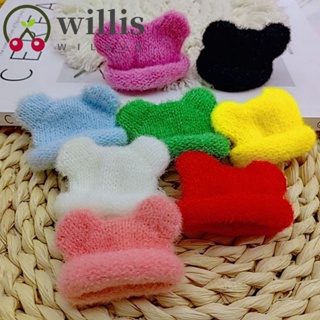 Willis หมวกถักนิตติ้ง ขนาดเล็ก แฮนด์เมด หลากสี สําหรับตุ๊กตา DIY