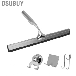 Dsubuy Shower Squeegee  Glass Slipless Handle Stainless Steel for Bathroom