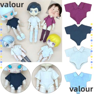 Valour เสื้อยืดตุ๊กตา อุปกรณ์เสริม สําหรับตุ๊กตา 1/12Bjd