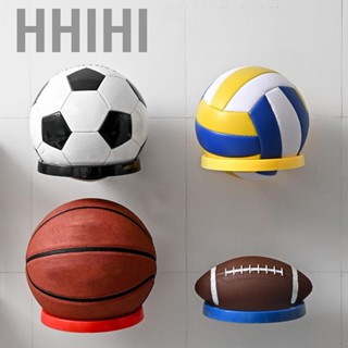 Hhihi Wall Mount Ball Rack  Plastic Soccer Display Sturdy Foldable Hanging Open Storage for Basketball