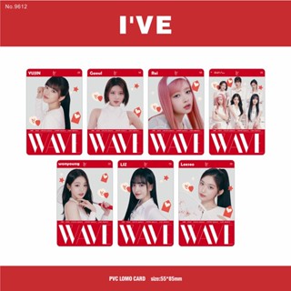 IVE Album IVE INS Transparent Photocard Wonyoung PVC Lomo Card 7 ชิ้น ต่อชุด