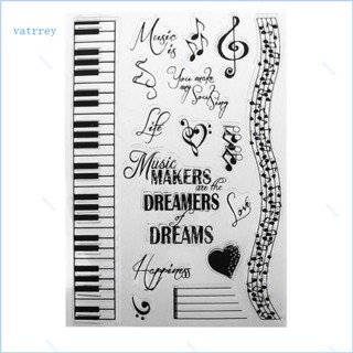 Va แสตมป์ซิลิโคนใส ลายเพลง Dreams สําหรับงานเลี้ยงวันเกิด DIY