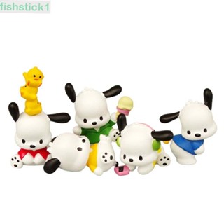 Fishstick1 โมเดลฟิกเกอร์ Pochacco Action Figures Japan ของขวัญ สําหรับสะสม ตกแต่งเค้ก