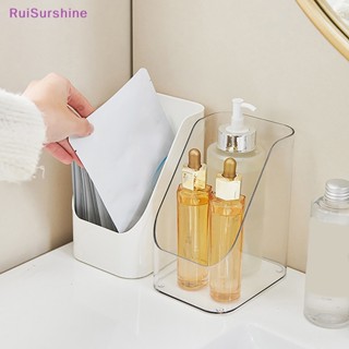 Ruisurshine ใหม่ กล่องพลาสติกเก็บของ จัดระเบียบอาหาร แบบตั้งโต๊ะ สําหรับห้องครัว หอพัก