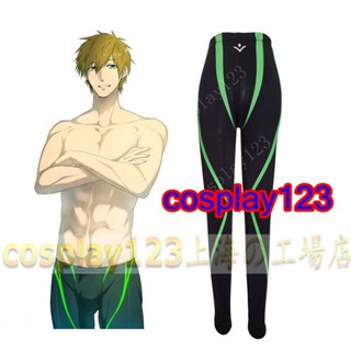 ฟรี! ฟรี!กางเกงว่ายน้ํา คอสเพลย์ Makoto Hazuki Nagisa Ryuzaki Rei Matsuoka Rin สําหรับผู้ชาย พร้อมส่ง AL9H