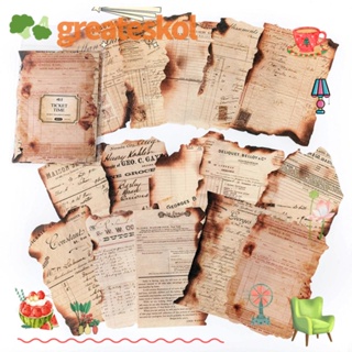 Greateskol กระดาษคราฟท์ สไตล์เรโทร สําหรับตกแต่ง DIY