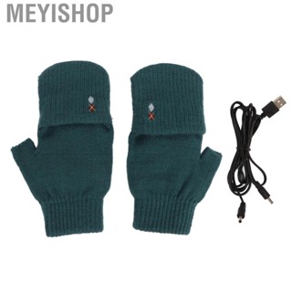 Meyishop Electric Heated USB Mitten Winter Knitted Men Hand