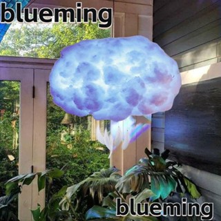 Blueming2 โคมไฟ ผ้าฝ้าย รูปก้อนเมฆ แฮนด์เมด Diy สําหรับตกแต่งบ้าน ห้องนอนเด็ก