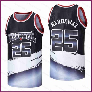 เสื้อกีฬาบาสเก็ตบอล YP2 No.25 Hardawayt Alternate Jersey พลัสไซซ์ สําหรับผู้ชาย และผู้หญิง PY2