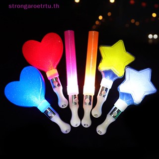 Strongaroetrtu แท่งไฟ LED รูปหัวใจ เรืองแสง ของเล่น สําหรับงานปาร์ตี้ งานแต่งงาน