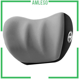 [Amleso] หมอนรองคอ สีดํา สําหรับรถยนต์ Byd Atto 3 Yuan Plus