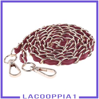 [Lacooppia1] สายโซ่สะพายกระเป๋าหนัง สีชมพู แบบเปลี่ยน