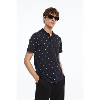 H&amp;M  Man Slim Fit Patterned polo shirt 1043183_1