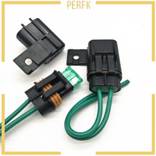 [Perfk] บล็อกฟิวส์ทองแดง 40A กันน้ํา สําหรับรถยนต์ 1 ชุด