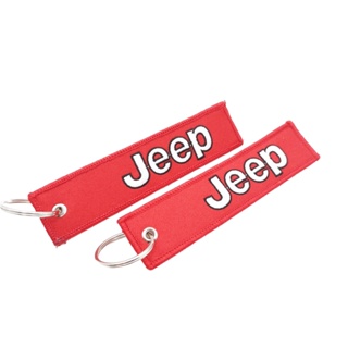 Jeep พวงกุญแจโลโก้รถยนต์ - สไตล์ JDM อุปกรณ์เสริม สําหรับกุญแจ บัตรประจําตัว และป้าย - เหมาะสําหรับรุ่นยอดนิยม: Wrangler, Cherokee, Grand Cherokee - เหมาะสําหรับรถยนต์ SUV