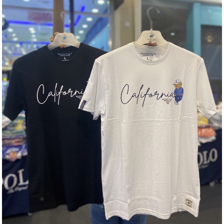 S-5XL พร้อมส่ง เสื้อยืดคอกลมรุ่นใหม่ ของเเท้100% จากแบรนด์#Beverly hills polo club #classicbear#polo#รูปสินค้าถ่ายจาก
