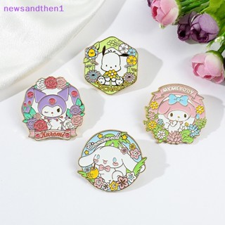 SANRIO Newsandthen1 เข็มกลัด ลายการ์ตูน Kuromi Hello Kitty Pochacco Cinnamoroll เครื่องประดับ สําหรับเด็ก