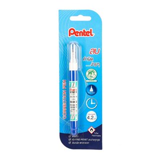 ปากกาลบคำผิด PENTEL#ZL72-W 4ML