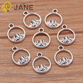 Jane จี้ภูเขา ทรงกลม ขนาดเล็ก 10*13 มม. 100 ชิ้น DIY