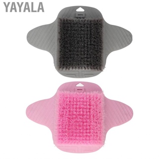 Yayala Foot Brush With Suction Cup Wall Mounted Scrubber Sole Cleaning  Exf