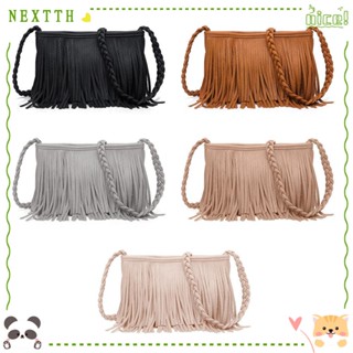 Nextth กระเป๋าสะพายไหล่ สะพายข้าง ฮิปปี้ ขนาดเล็ก สไตล์โบฮีเมียน