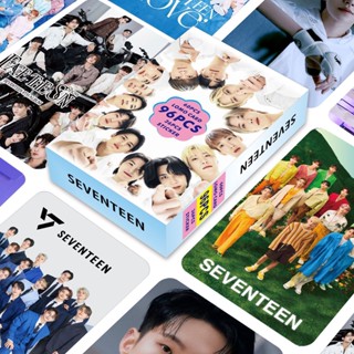 Seventeen Album LOVE Lomo Card Double Sided Photocard Sticker 96 ชิ้น ต่อกล่อง