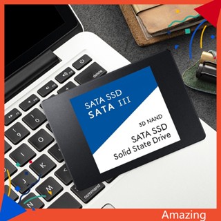 [AM] กล่องโซลิดสเตตดิสก์ SATA SSD 60G 120G ภายใน 545MB/s กันกระแทก สําหรับคอมพิวเตอร์