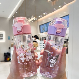 ใหม่ Cinnamoroll Kuromi แก้วน้ําพลาสติก ทนอุณหภูมิสูง เหมาะกับฤดูร้อน สําหรับเด็ก