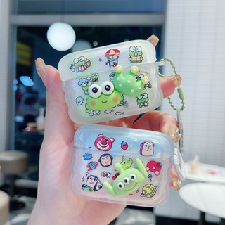 เคสหูฟังบลูทูธไร้สาย ลายการ์ตูนกบน้อยน่ารัก กันกระแทก สําหรับ AirPods 3 2021 Pro2 3 2 1