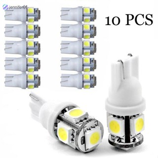 Jen หลอดไฟ Led W5w T10 5050 5smd 10 ชิ้น สําหรับติดรถยนต์