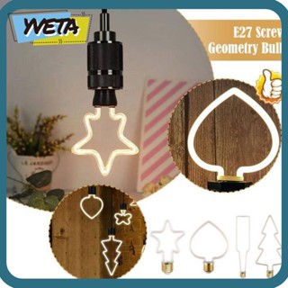 Yveta หลอดไฟ LED E27 สไตล์วินเทจ สําหรับตกแต่งคริสต์มาส