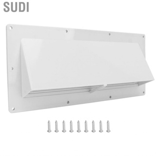 Sudi RV Exhaust Vent Cover White Easy Install Impact Resistant Long Lasting Range Hood with Lockable Clips for Camper