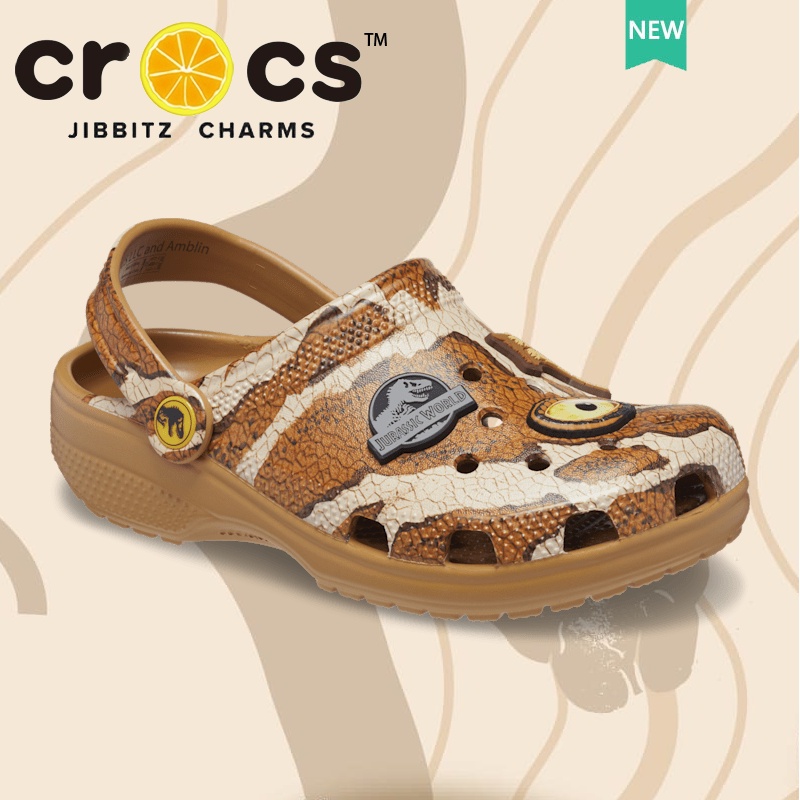 ข้ามสําหรับเด็ก JURASSIC WORLD CLASSIC CLOG เด็กรองเท้าลื่นสบาย ๆ เหมาะสําหรับสวมใส่#208808