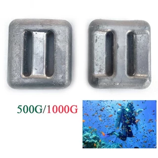 ส่งจากไทย!! ตะกั่วดำน้ำ 500g/1000gใช้สำหรับถ่วงน้ำหนักดำน้ำ