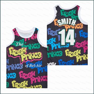 Sy3 เสื้อกีฬาบาสเก็ตบอล ลายกราฟฟิติ The Fresh Prince Of Bel-Air สไตล์เรโทร พลัสไซซ์ สําหรับผู้ชาย และผู้หญิง YS3