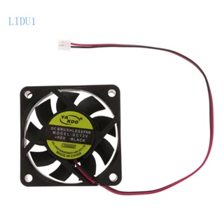 Lidu1 พัดลมระบายความร้อน CPU DC 12V 2-Pin 60x60x15 มม. 60 สําหรับคอมพิวเตอร์ PC