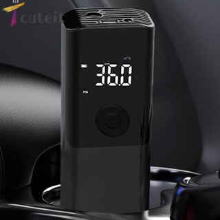 Tcuteit เครื่องปั๊มลมยางดิจิทัล 2,000mAh 150PSI หน้าจอ LCD ขนาดเล็ก สําหรับรถยนต์