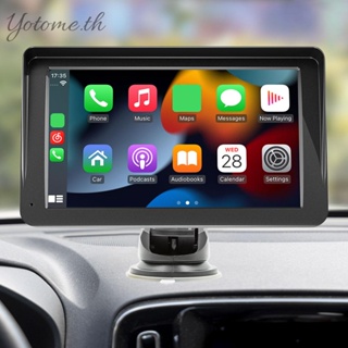 Dash Cam Car DVR เครื่องเล่น MP5 ไร้สาย 7 นิ้ว กล้องมองหลัง ลําโพงในตัว สําหรับรถยนต์ Android