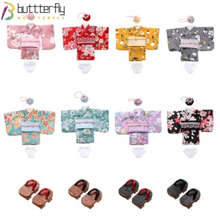 Buttterfly 1/12 เสื้อผ้า คุณภาพสูง เสื้อผ้าเด็กผู้หญิง ตุ๊กตา รองเท้า ของเล่น