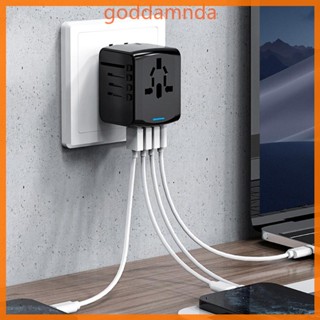 Godd อะแดปเตอร์ชาร์จไฟ AC TypeC ปลั๊ก USB สําหรับเดินทาง