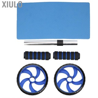 Xiulo Abdominal Wheel  Roller with Knee Pad Ultra‑Quiet High Quality for Fitness Not Occupy Space Easy to Disassemble Women