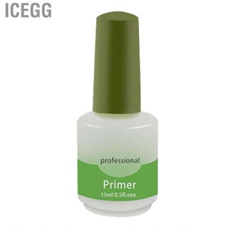 Icegg Professional Nail Primer Natural Fast Air Dry Prep Bond for Women Girl