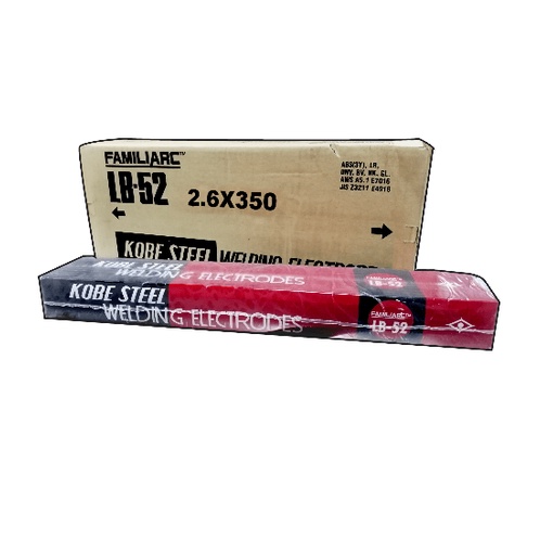 ShopKB-KOBE ลวดเชื่อมเหล็กเหนียวขนาด 2.6X350mm. รุ่น LB-52 E7016 ยืนหนึ่งในไทย