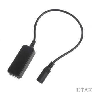 Utake สายชาร์จ DC เป็น USB 6V-30V DC 5 5x2 1 มม. ตัวเมีย เป็น USB Type A 5V สําหรับเราเตอร์ กล้อง ลําโพง