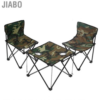 Jiabo Roll Up Outdoor Table Chairs  Lightweight Wearable Folding Camping Oxford Cloth Tear Resistant for Picnic