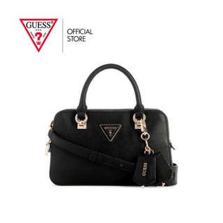 GUESS กระเป๋าสะพายผู้หญิง รุ่น VG898305 BRYNLEE SMALL STATUS SATCHEL สีดำ