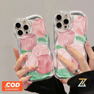 เคสโทรศัพท์มือถือ ซิลิโคน ลายดอกทิวลิป สีชมพูน้ํา สําหรับ VIVO Y27 5G 4G Y02 Y35 Y36 Y56 Y22 Y22S Y12 Y20 Y21 Y33S Y30 Y15 Y15S Y15A Y16 Y12A Y72 Y11 Y21A Y50 Y20A Y91C